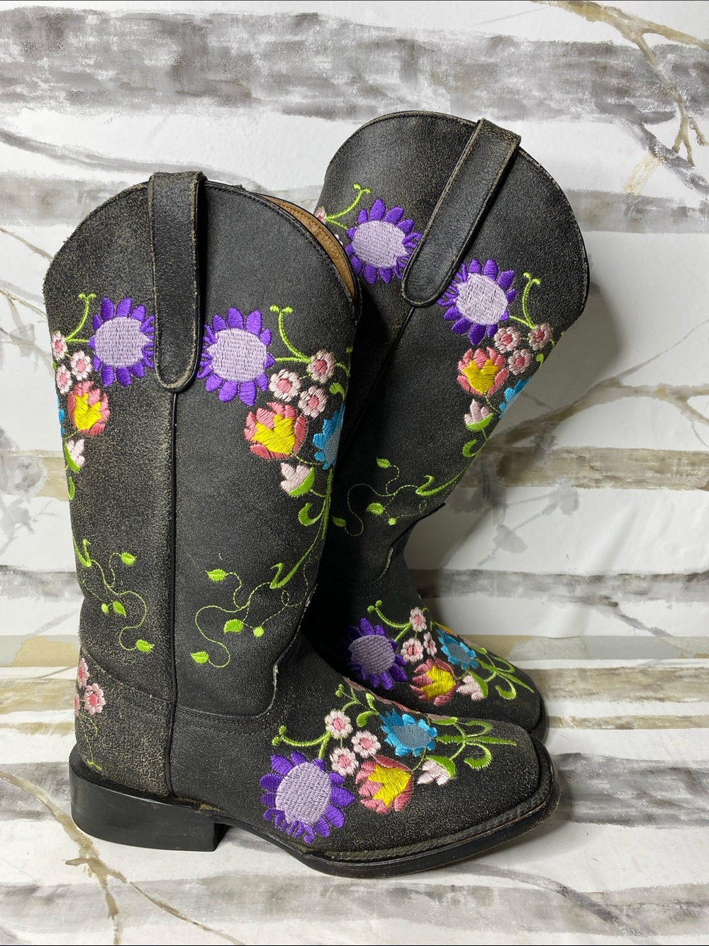 Ferrini Floral Western Boots